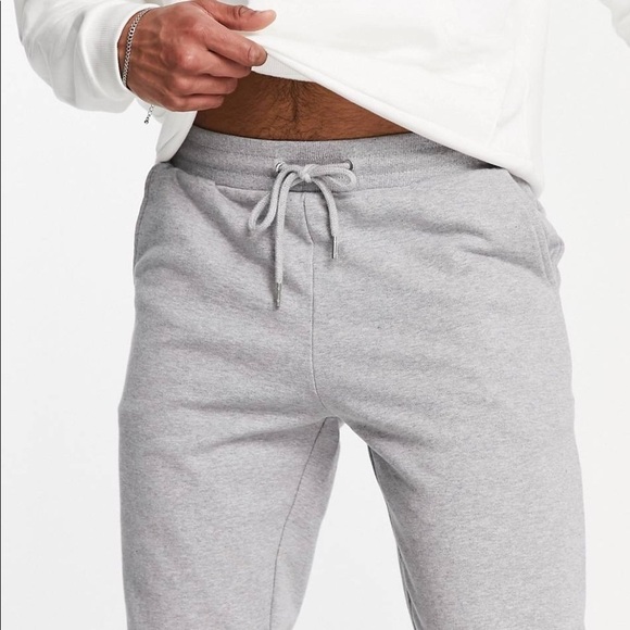 ASOS DESIGN organic tapered joggers in original package in grey marl size 3X - Picture 8 of 14